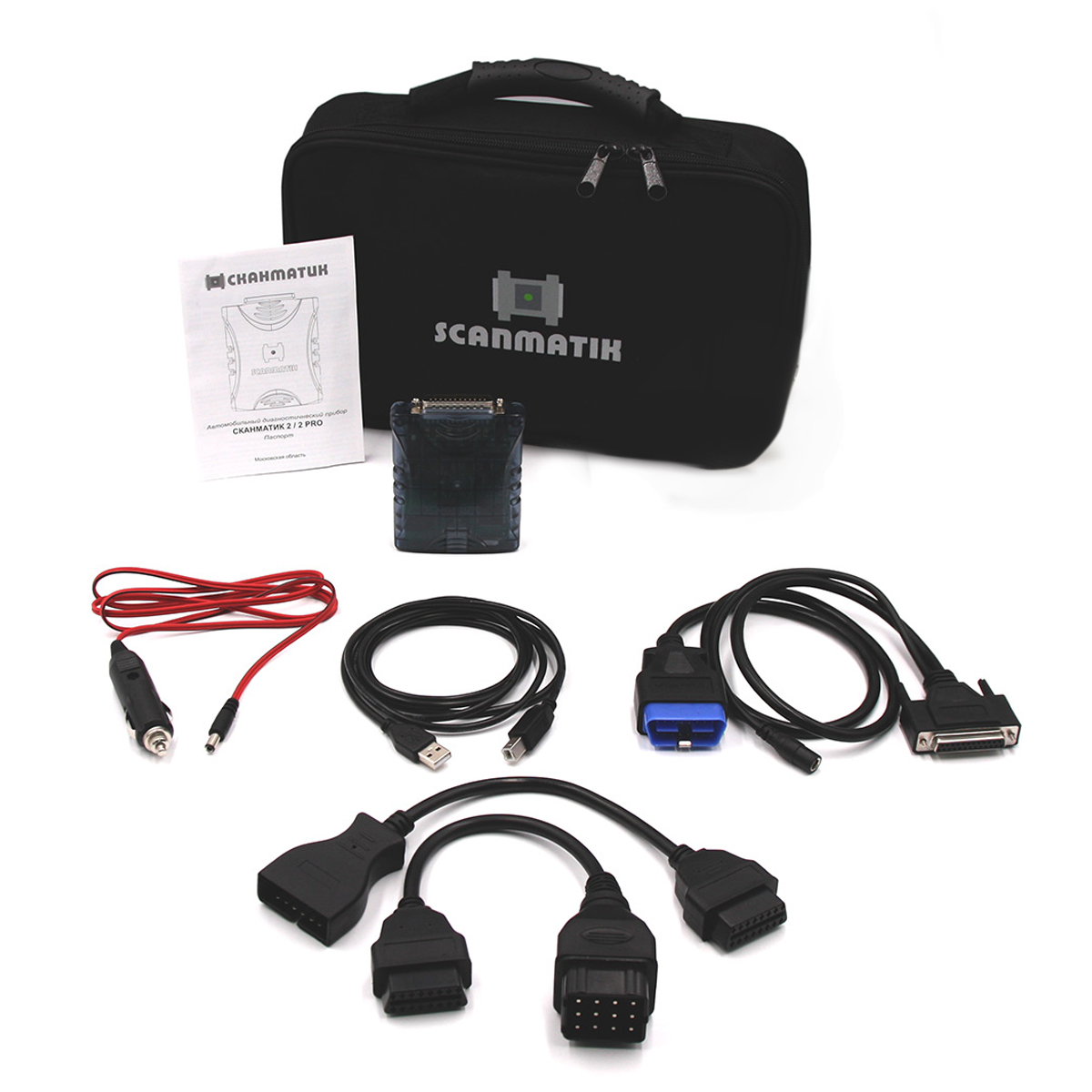 Сканматик 2 PRO разработан для диагностики электронных систем управления современных автомобилей.
